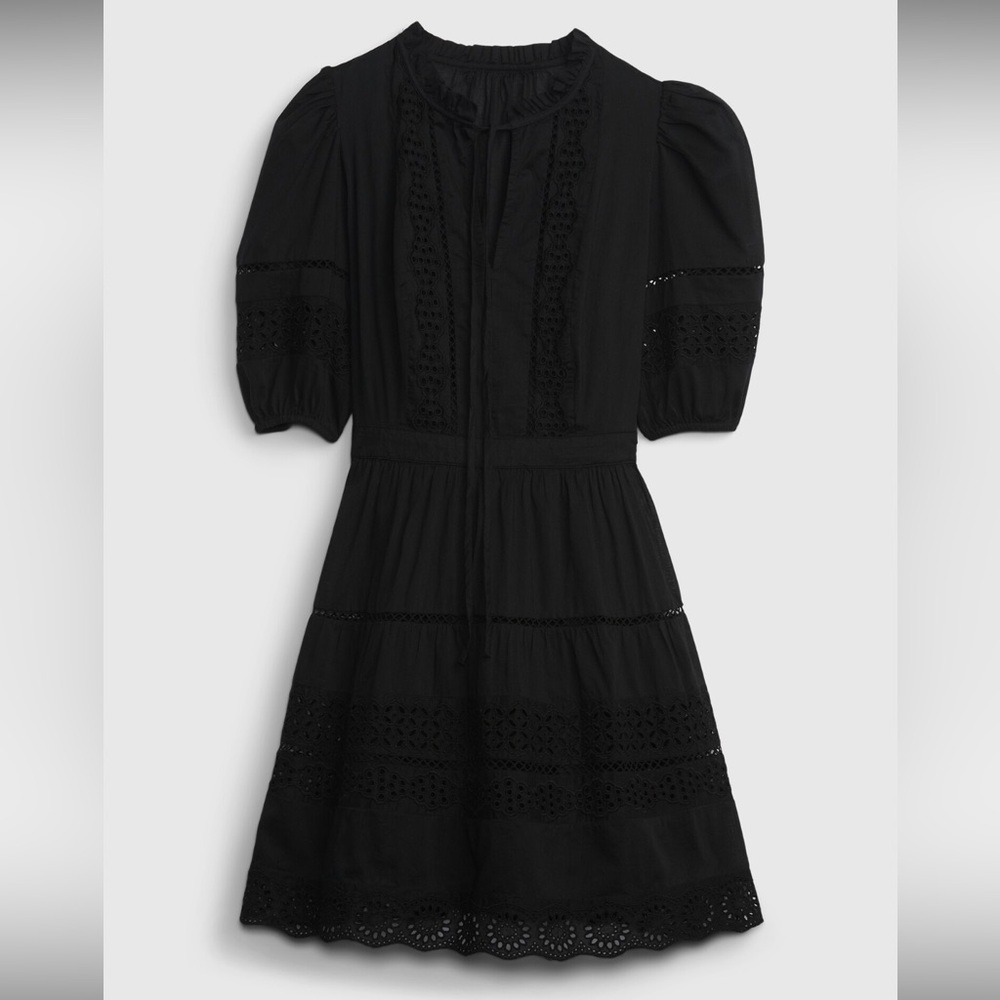 NWT GAP Puff Sleeve Laze Mini Dress Sz XXL
